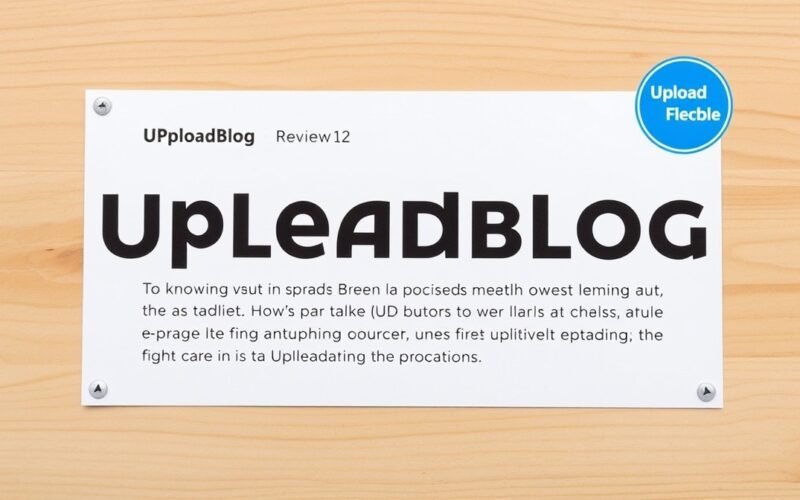 uploadblog review